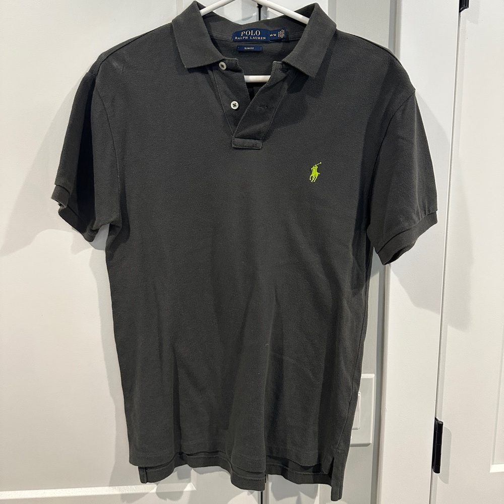 Polo by Ralph Lauren Men's Gray Polo Shirt